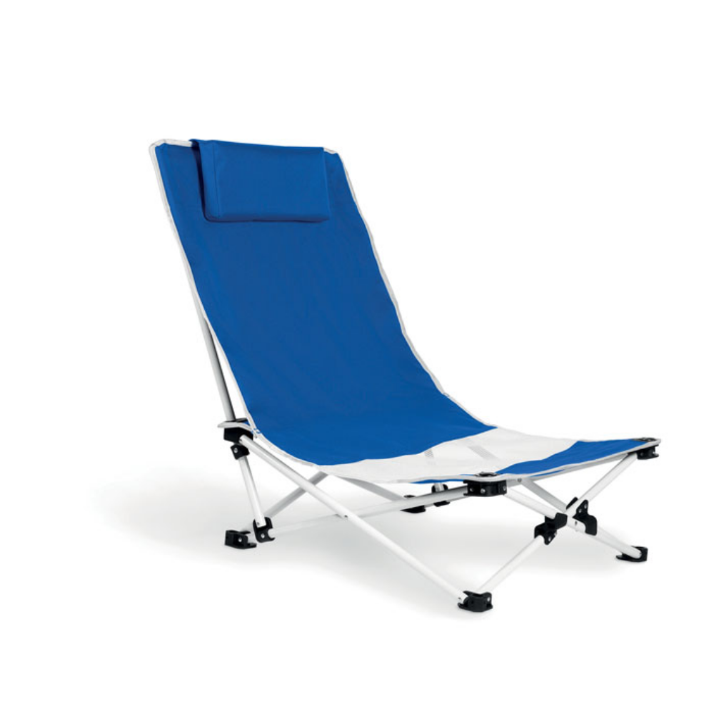 Chaise de plage personnalisée avec coussin - Sabbia