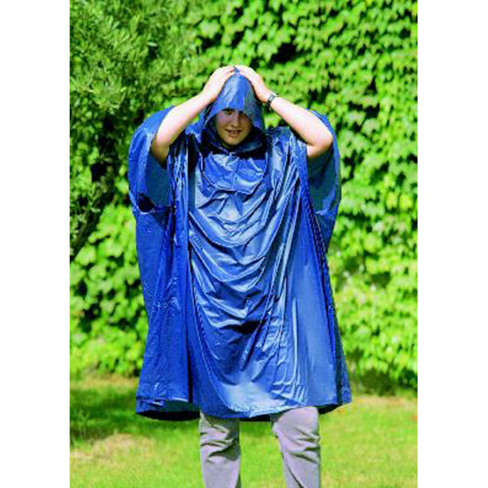 Foldable Plastic Raincoat with Pouch - Cawston