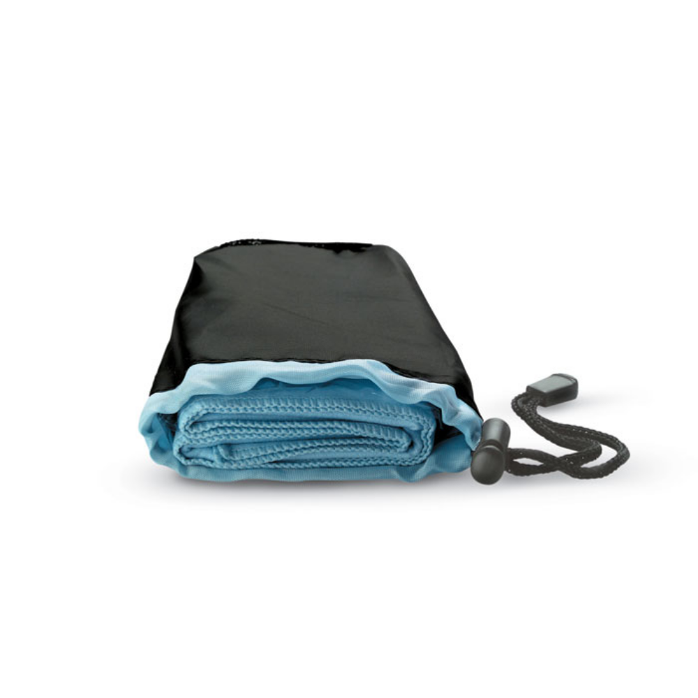 Asciugamano sportivo regolabile in custodia di nylon - Sirmione