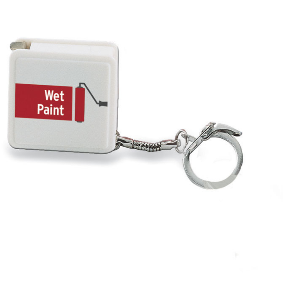 Mètre ruban rétractable personnalisé avec attache de porte-clés d'1m - Klee