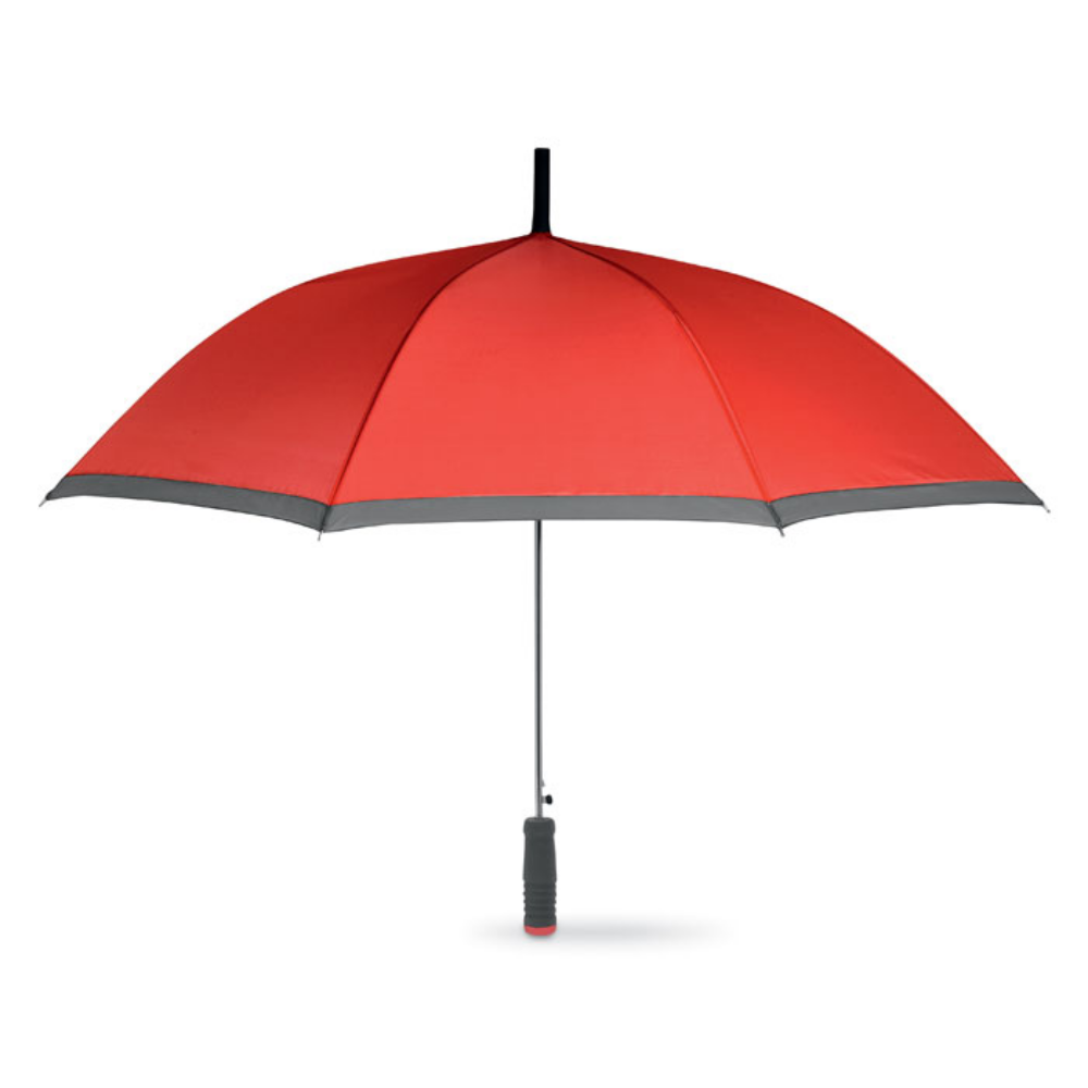 Parapluie canne personnalisé 107 cm poignée en bois - Rose