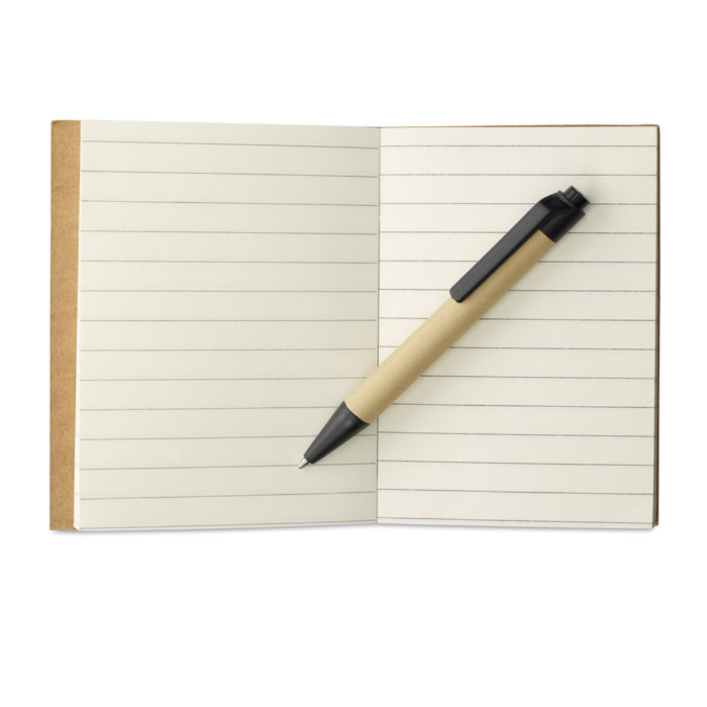 Recycled Paper Notebook and Matching Pen Set - Leicester