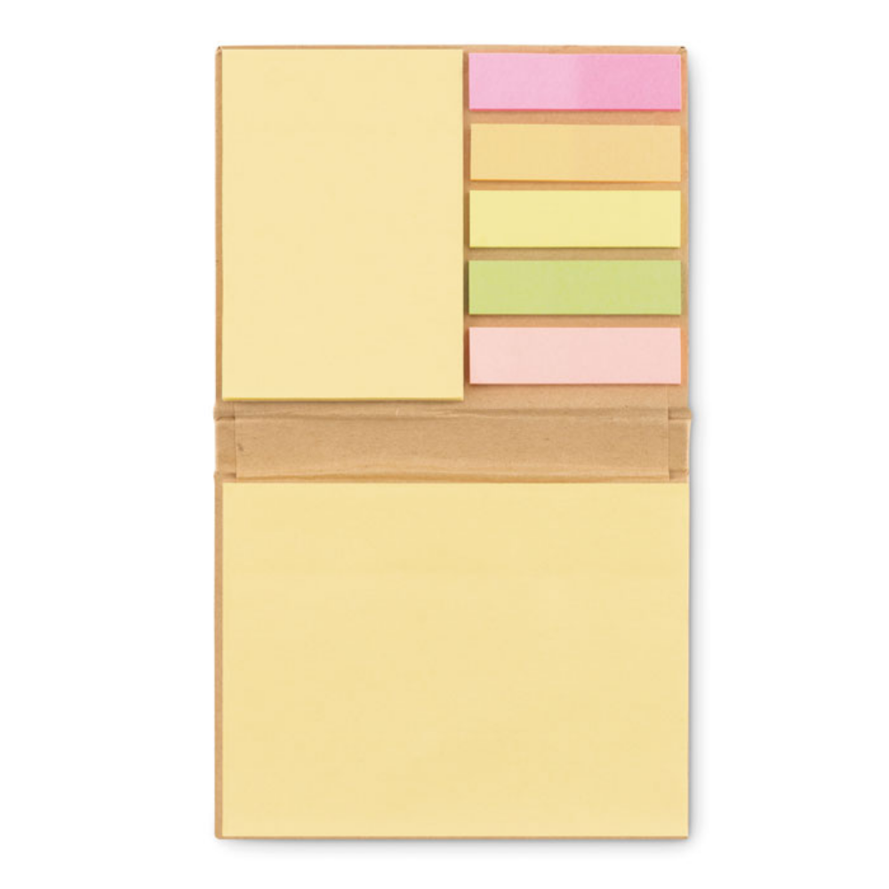 Set of Sticky Note Memo Pads with a Recycled Carton Cover - Wealdstone