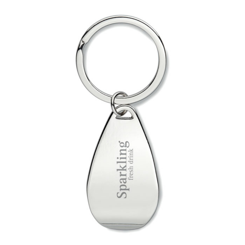 A metallic key ring that doubles as a bottle opener - Brixworth - Caldicot