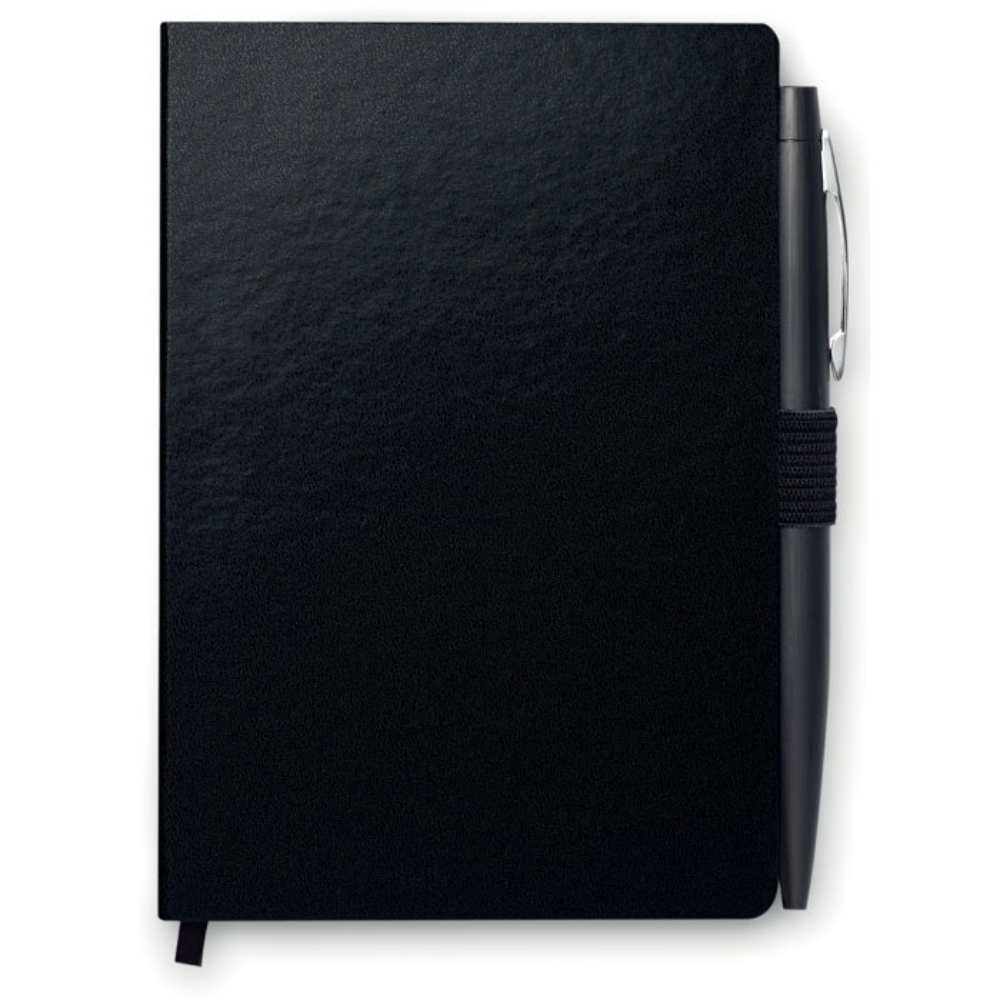 A6 Hard Cover Notebook with Metal Push Button Ball Pen - Kilmarnock