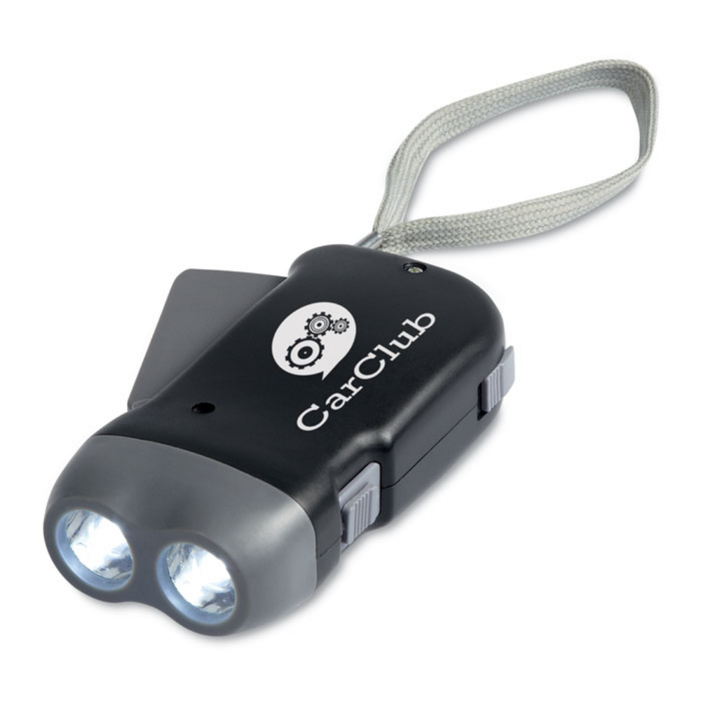 LED ABS Hand-Cranked Flashlight - Tintern