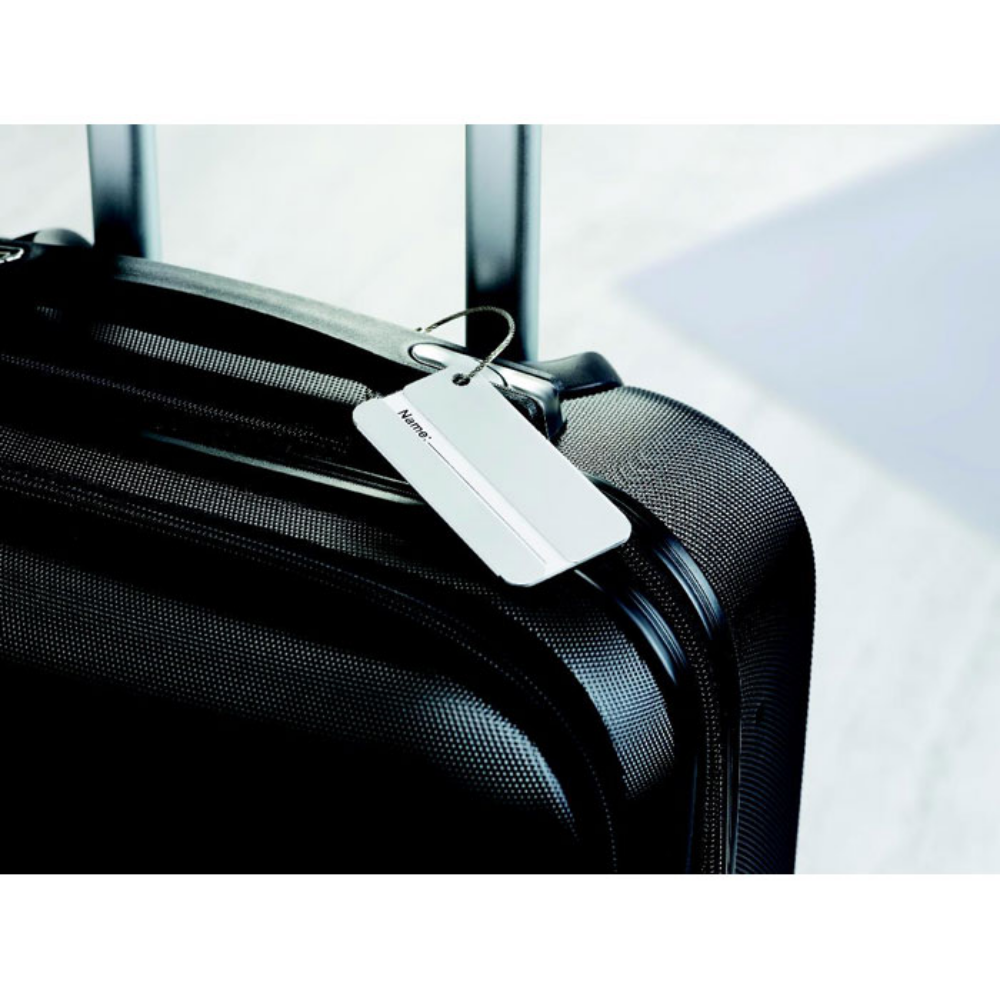 Etichetta per bagagli in alluminio - Castell'Arquato