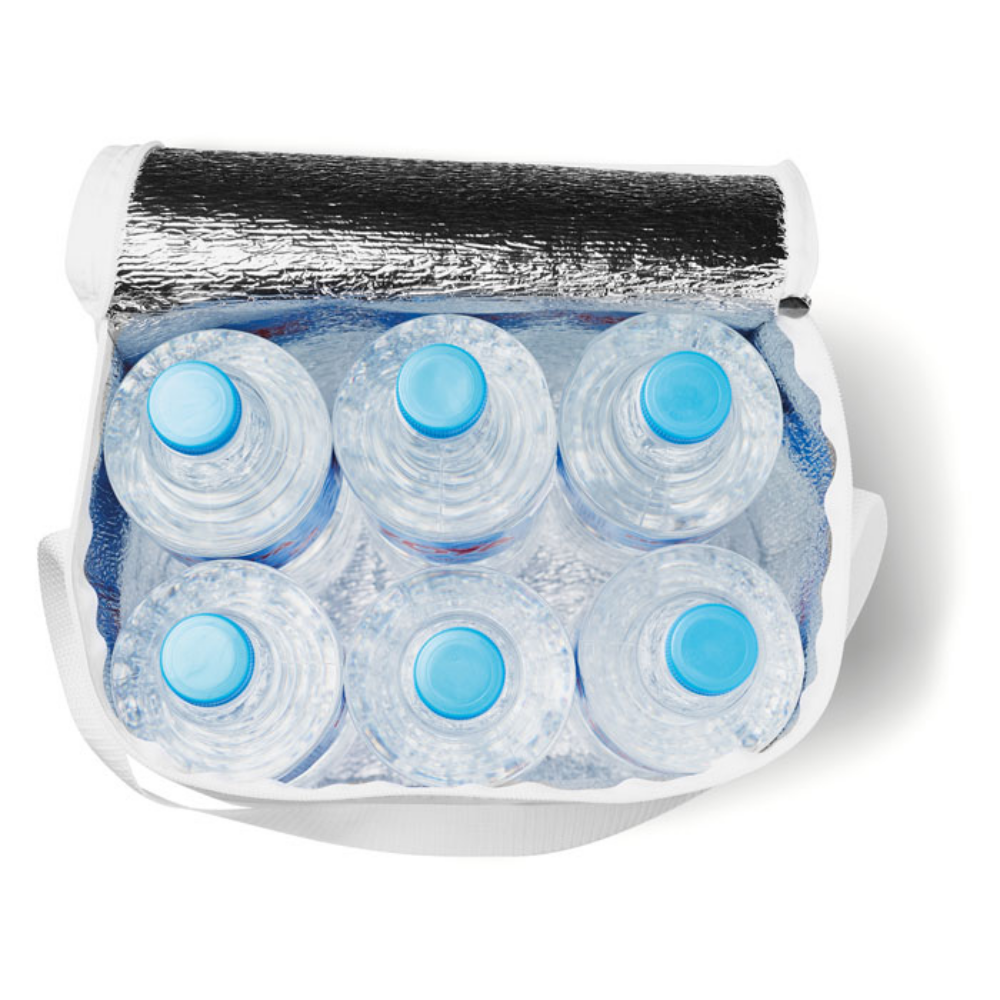 Bolsa enfriadora de poliéster para 6 botellas con aislamiento de papel de aluminio - Rincón de la Victoria