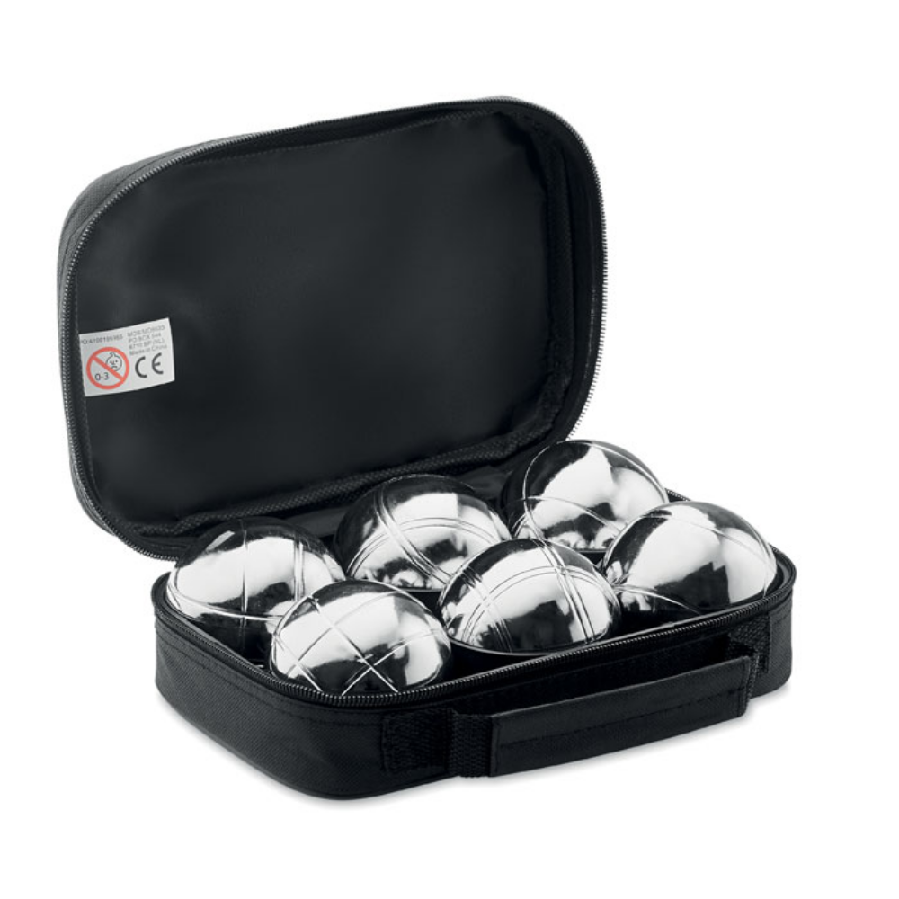 Set of Metal Boules in a 600D Polyester Bag - Old Sodbury