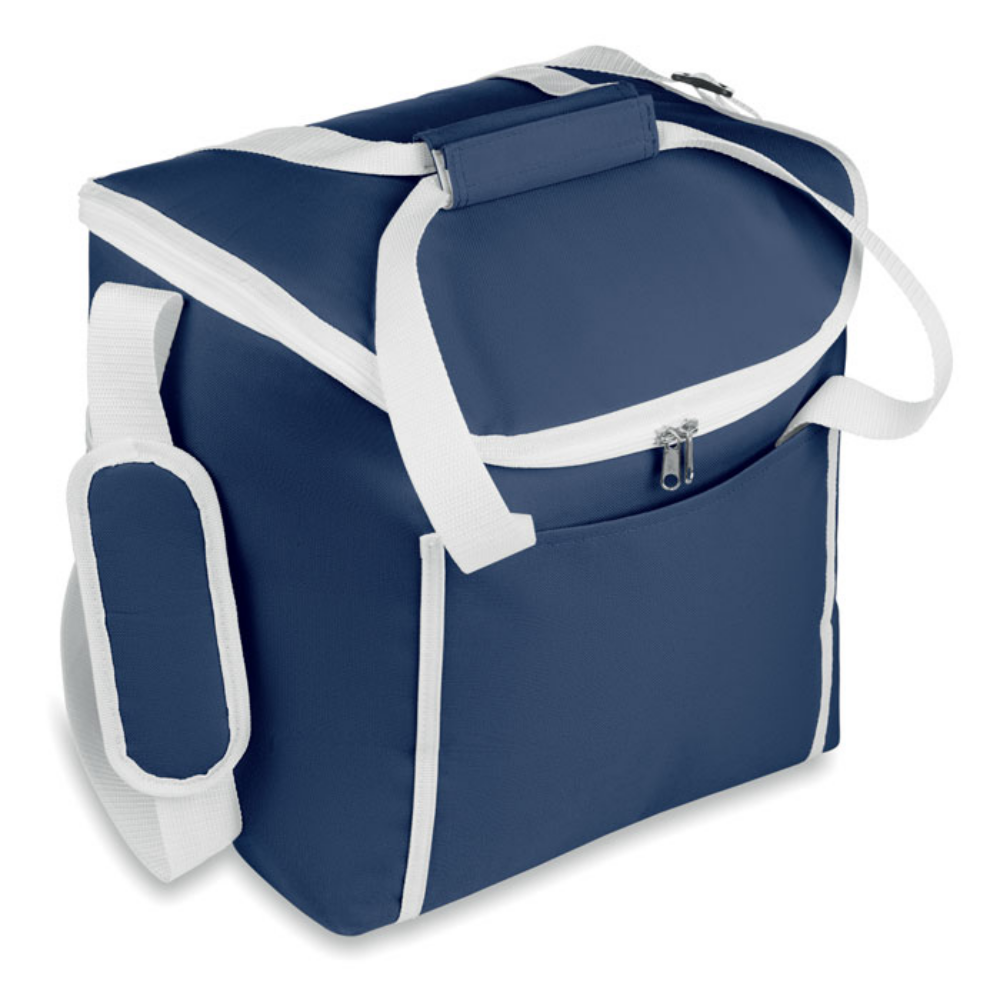 600D Polyester Insulated Cooler Bag with Side Pocket - Elham
