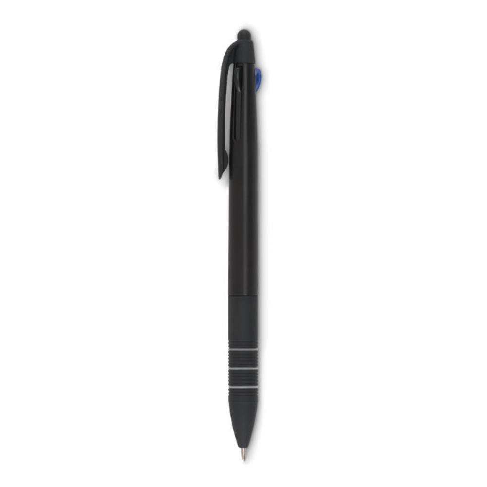 ABS Pen with Stylus and Three Ink Colors - Dalby