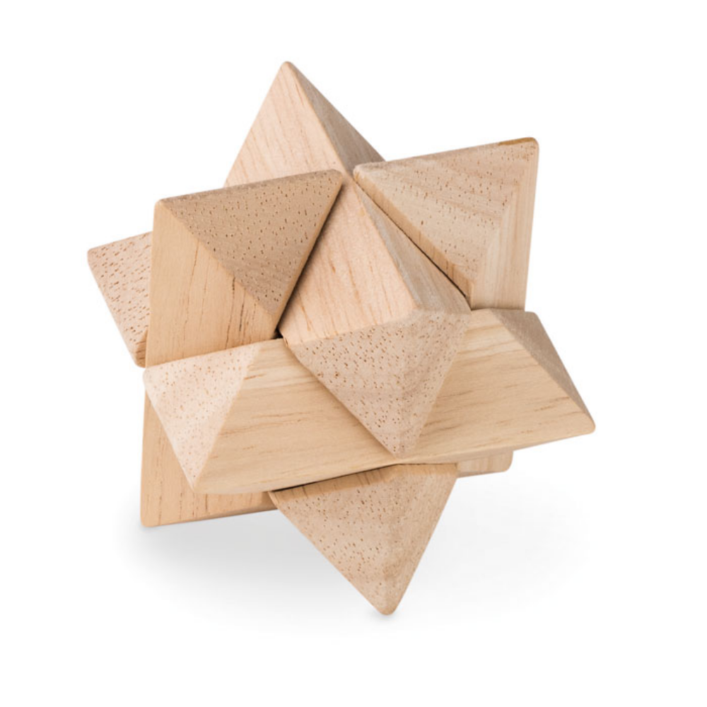 Rompecabezas de madera en forma de estrella - Sant Joan Despí