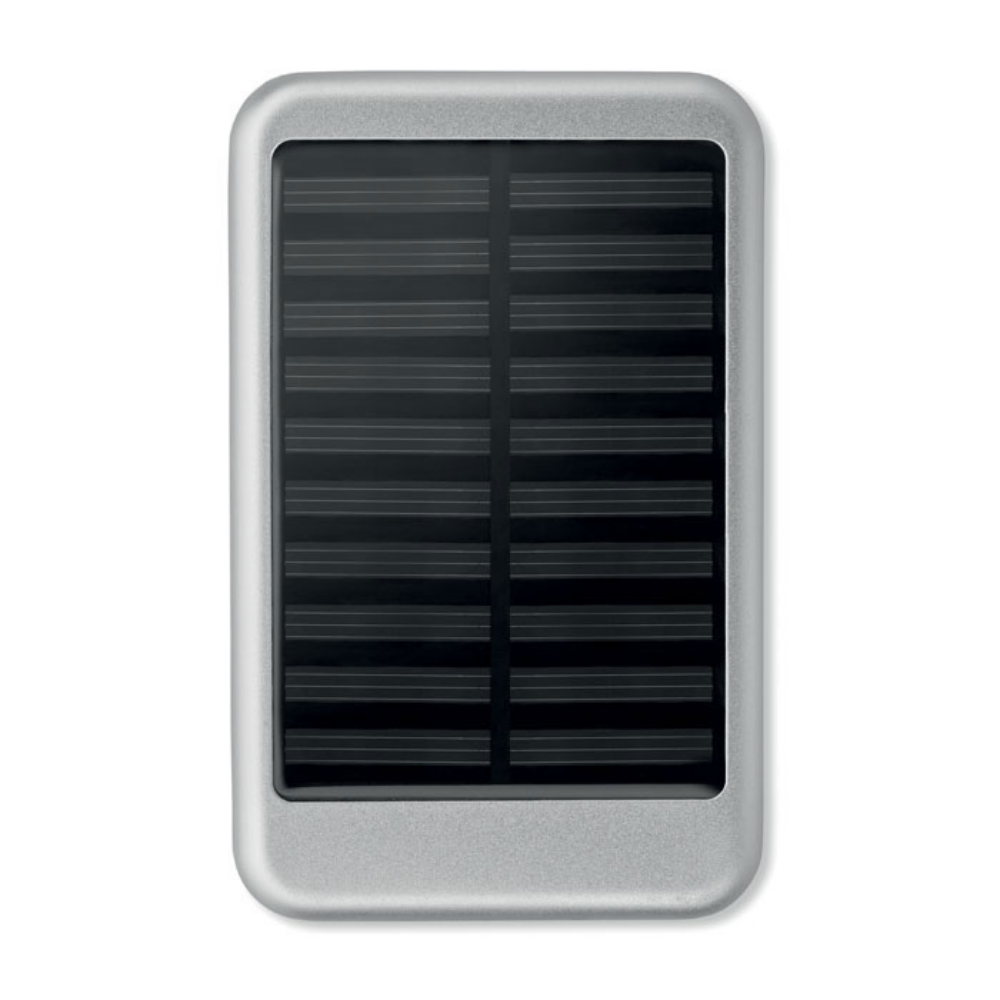 Power Bank solare in alluminio - Leffe