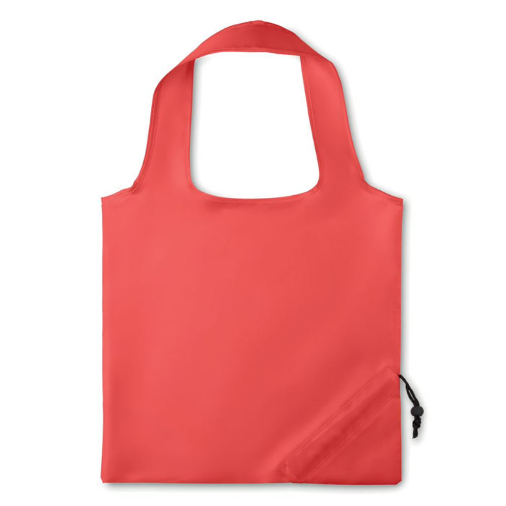 Personalisierte faltbare Einkaufstasche aus 210D Polyester - Santa Cruz
