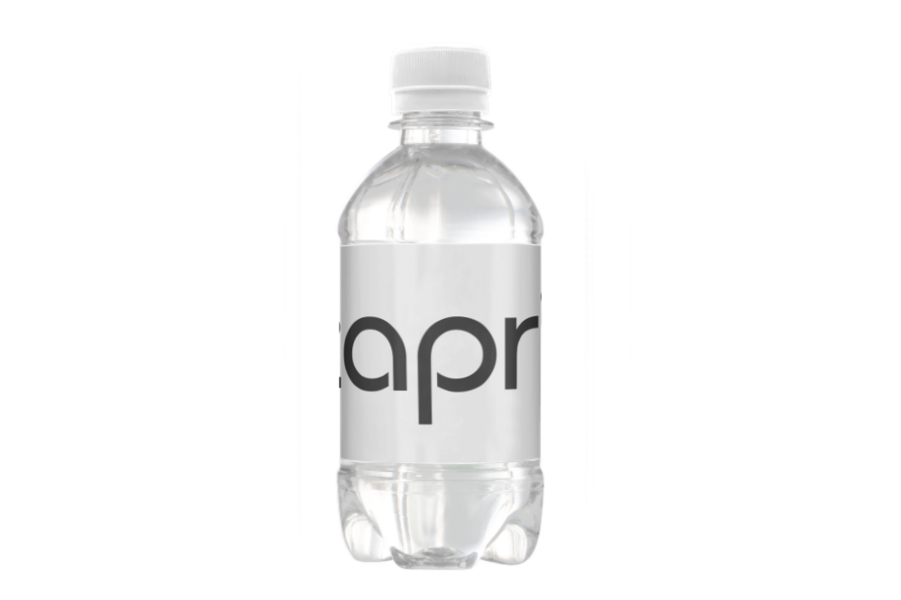 Personalisierte Wasserflasche mit Schraubverschluss, 330 ml
