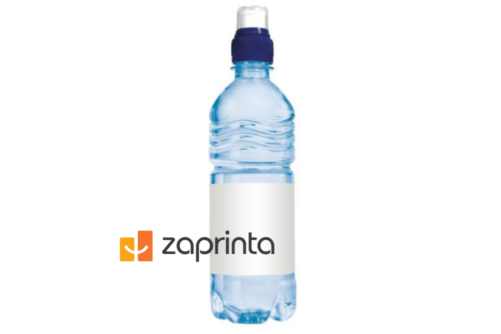 Bottiglia d'acqua di sorgente con tappo sportivo blu da 500 ml - Suvereto