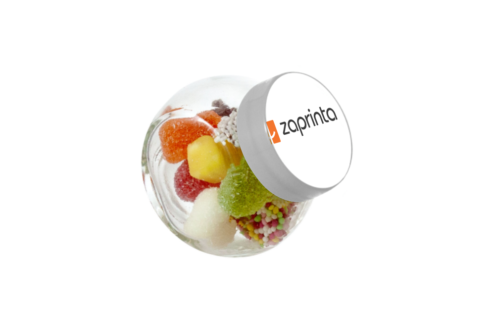 Barattolo di Vetro Micro Trasparente con Etichetta a Colori Piena e Riempimento - Pieve di Coriano