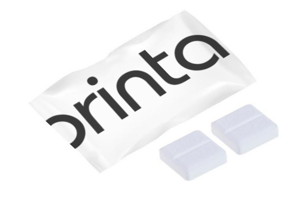 Mini compresse di Dextro Energy personalizzate stampate - Montirone