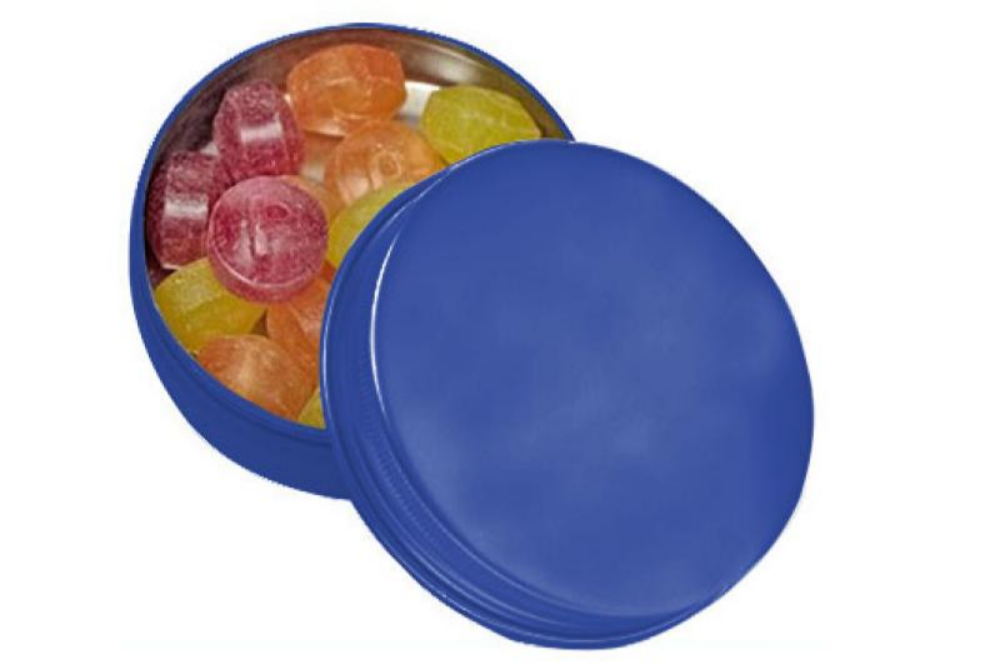 Round Tin Pulmol Candies for Throat - Little Snoring - Epsom and Ewell