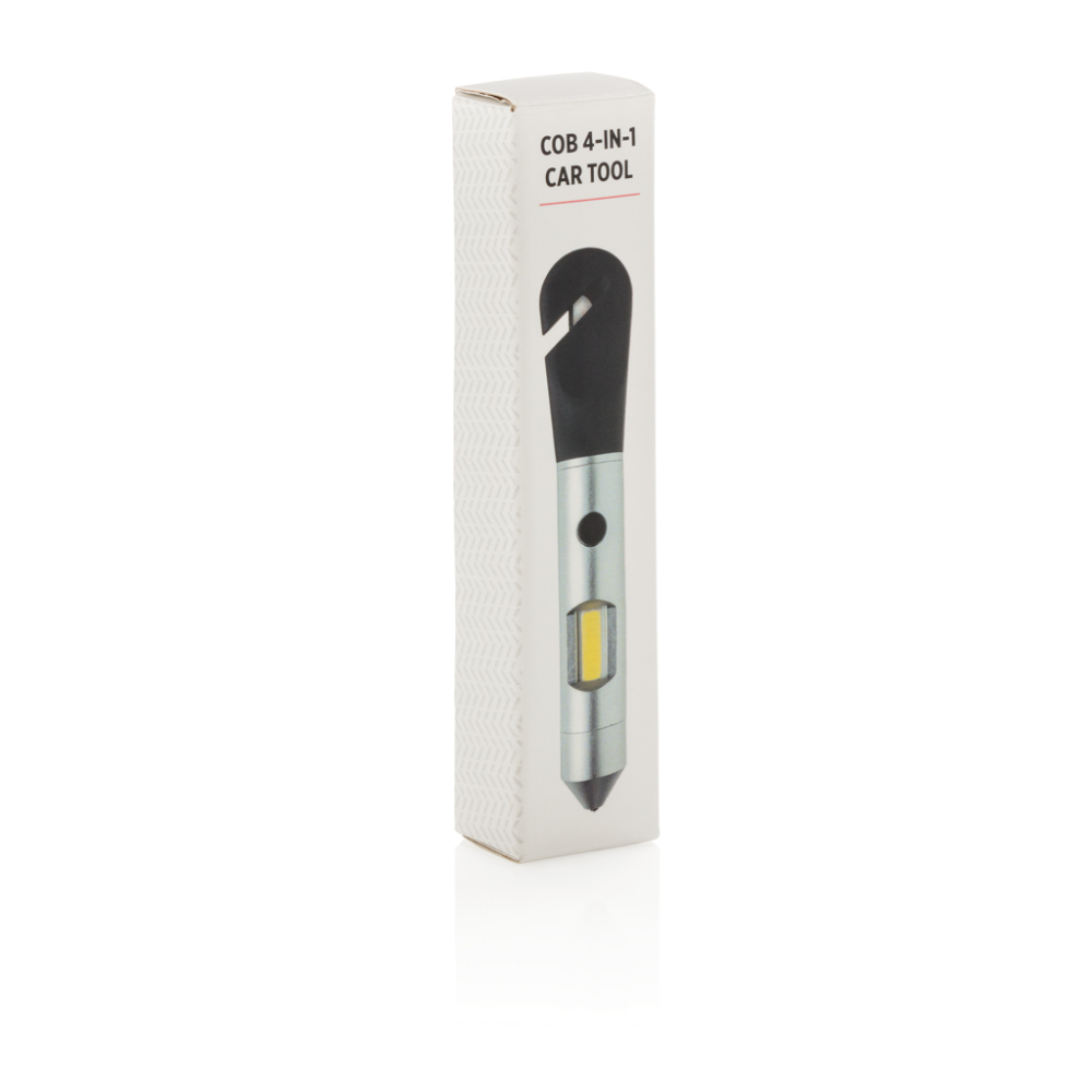 Emergency Multi-tool with COB Light and Safety Hammer - Falkland