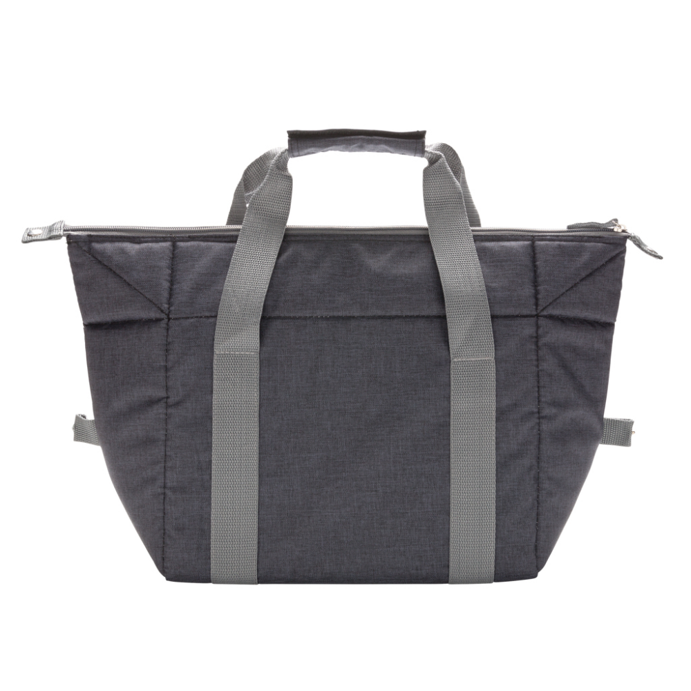 This bag can be transformed into different shapes and can also be used as a cooler to store drinks or food. - Romsey