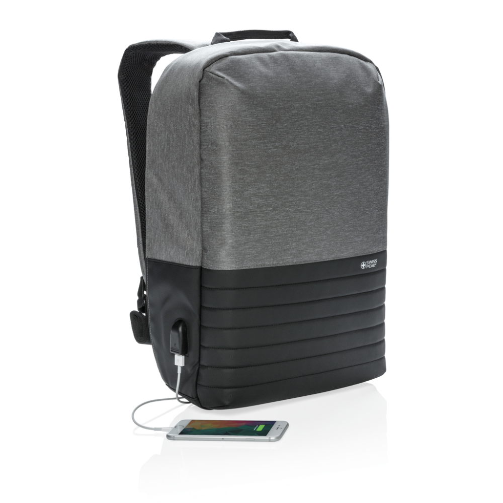 Diebstahlsichere Laptop-Rucksack mit USB-Ladeanschluss - Netphen 