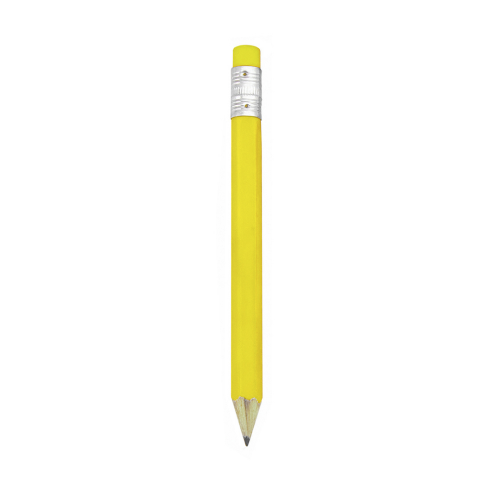 Mini-Bleistift bunt mit Radiergummi - Eibe