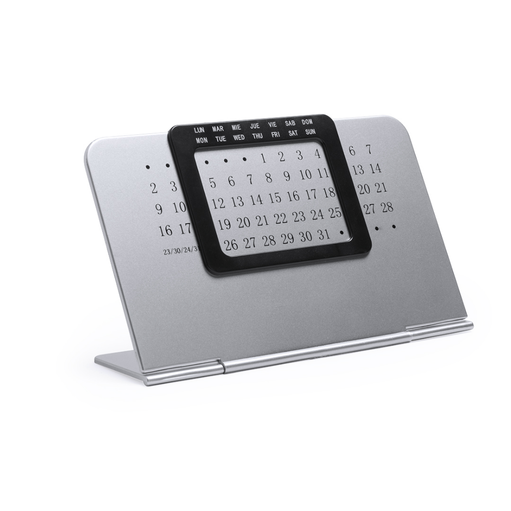 A perpetual calendar with a smooth finish and a folding holder - Batley