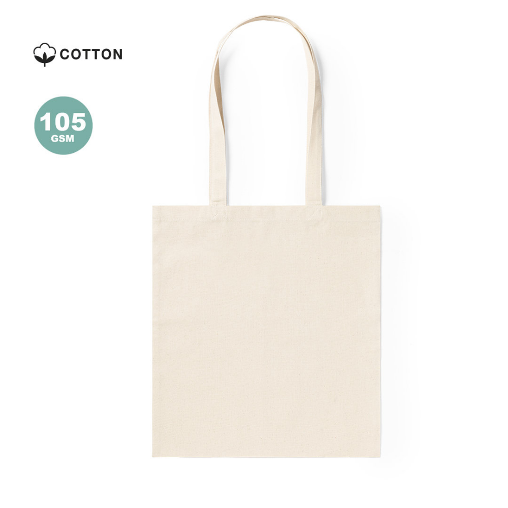 100% bomuld bærepose med lange håndtag - Løgstør