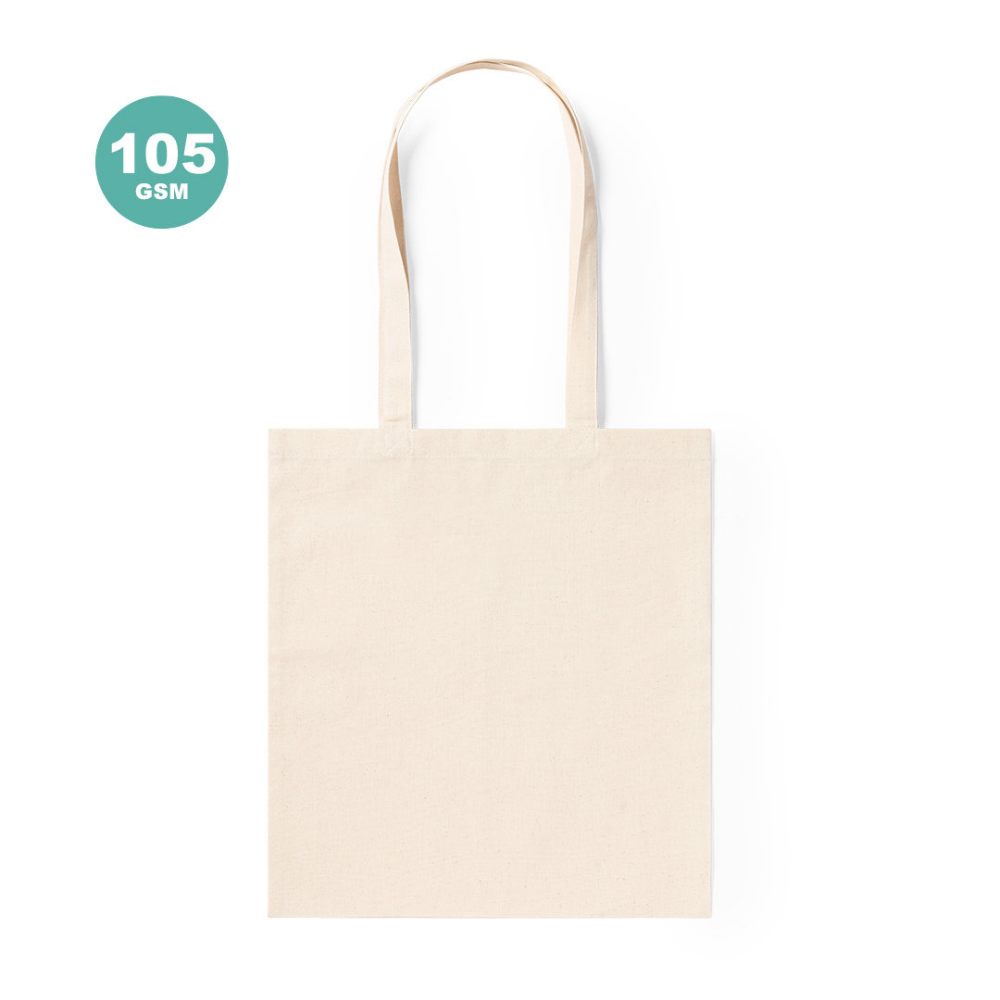 100% bomuld bærepose med lange håndtag - Løgstør