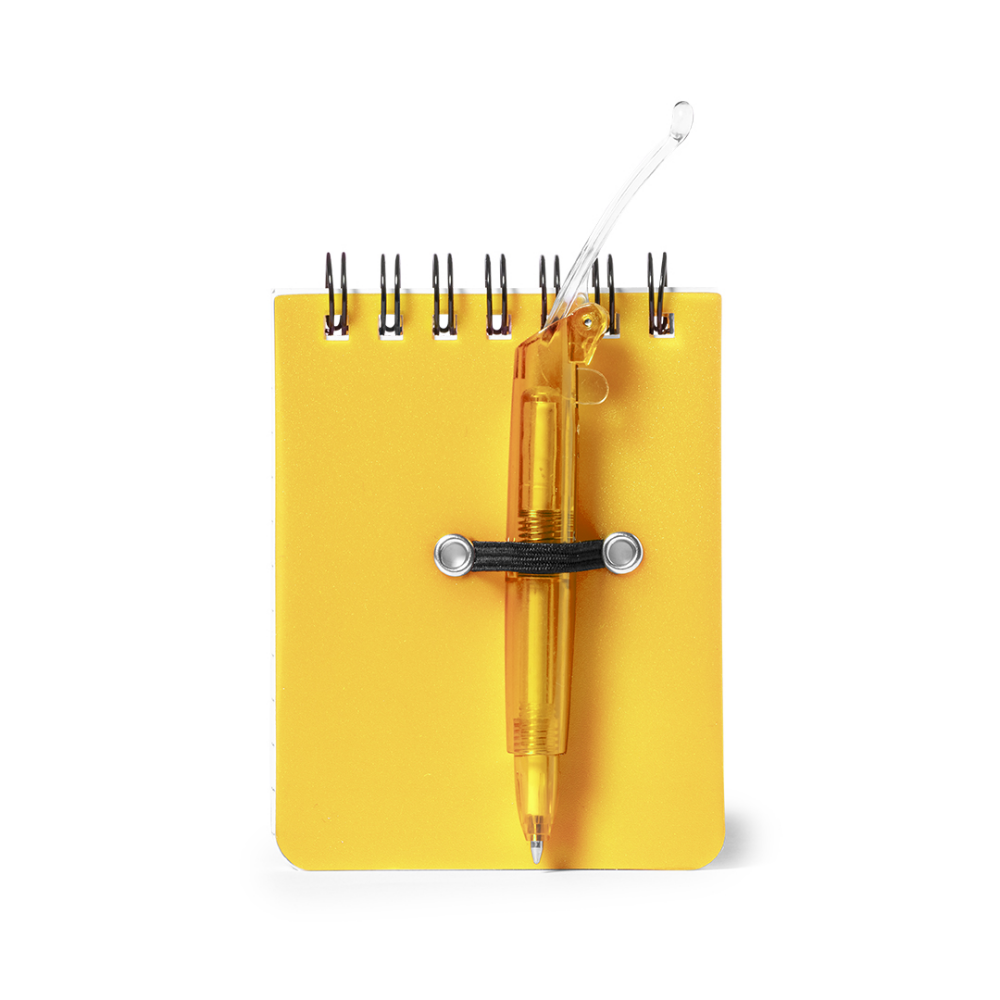 Mini cuaderno colorido con bolígrafo - Fuendetodos