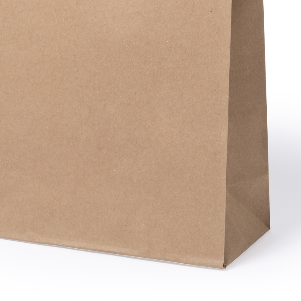 Natural Paper Bag with Reinforced Short Handles - Mortimer