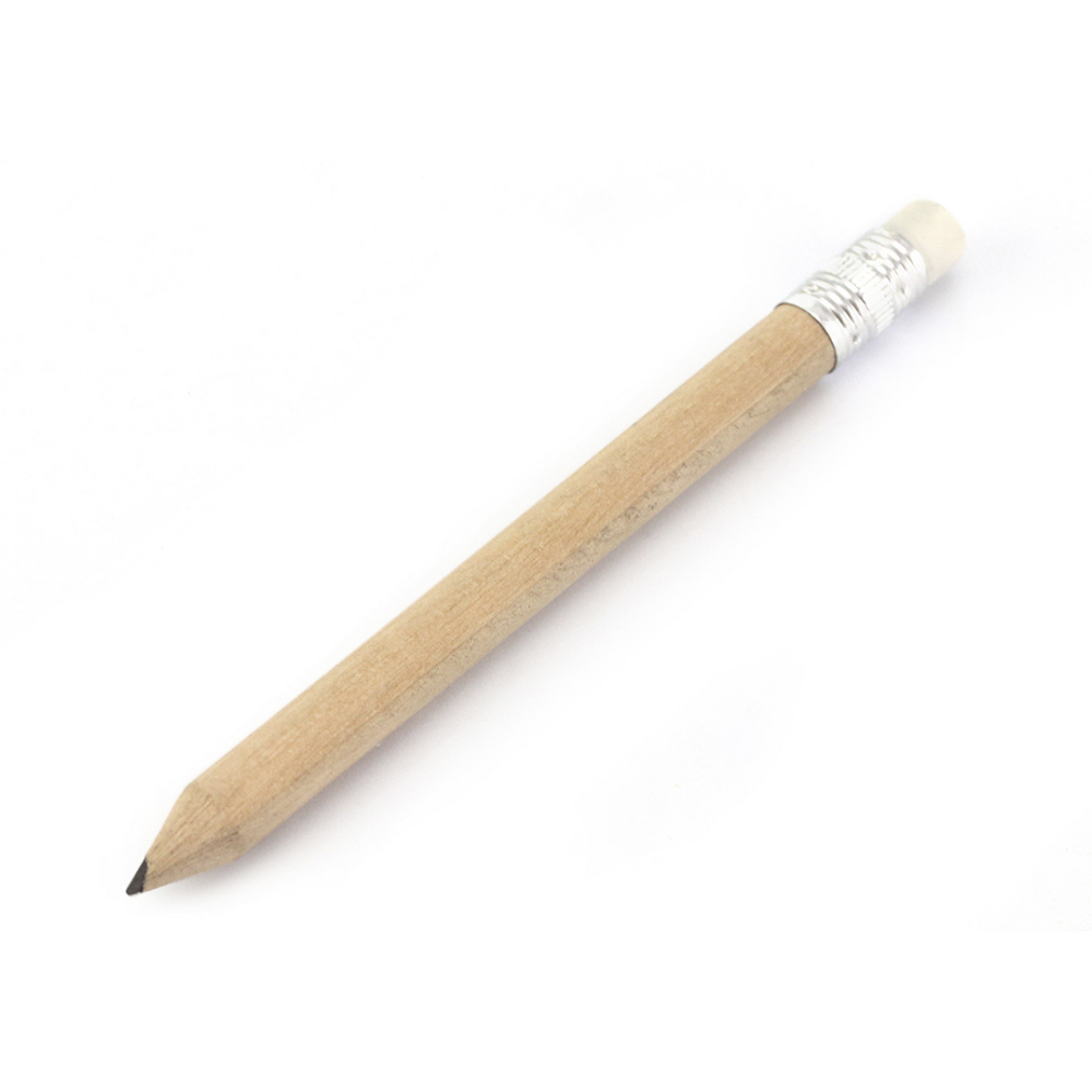Mini-crayon personnalisé finition bois naturel - Nontron