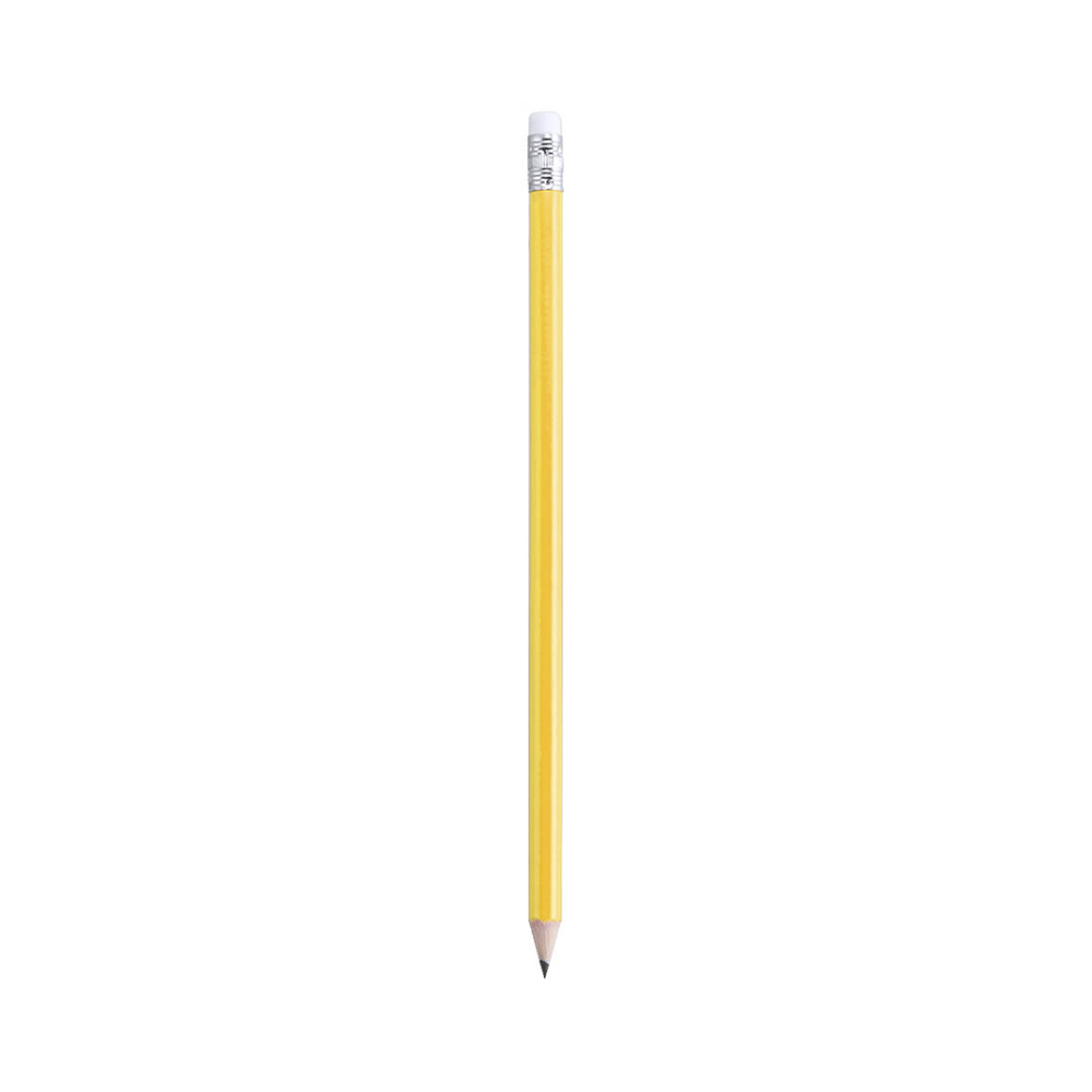 Glossy Colored Wooden Pencil with Eraser - Mountsorrel