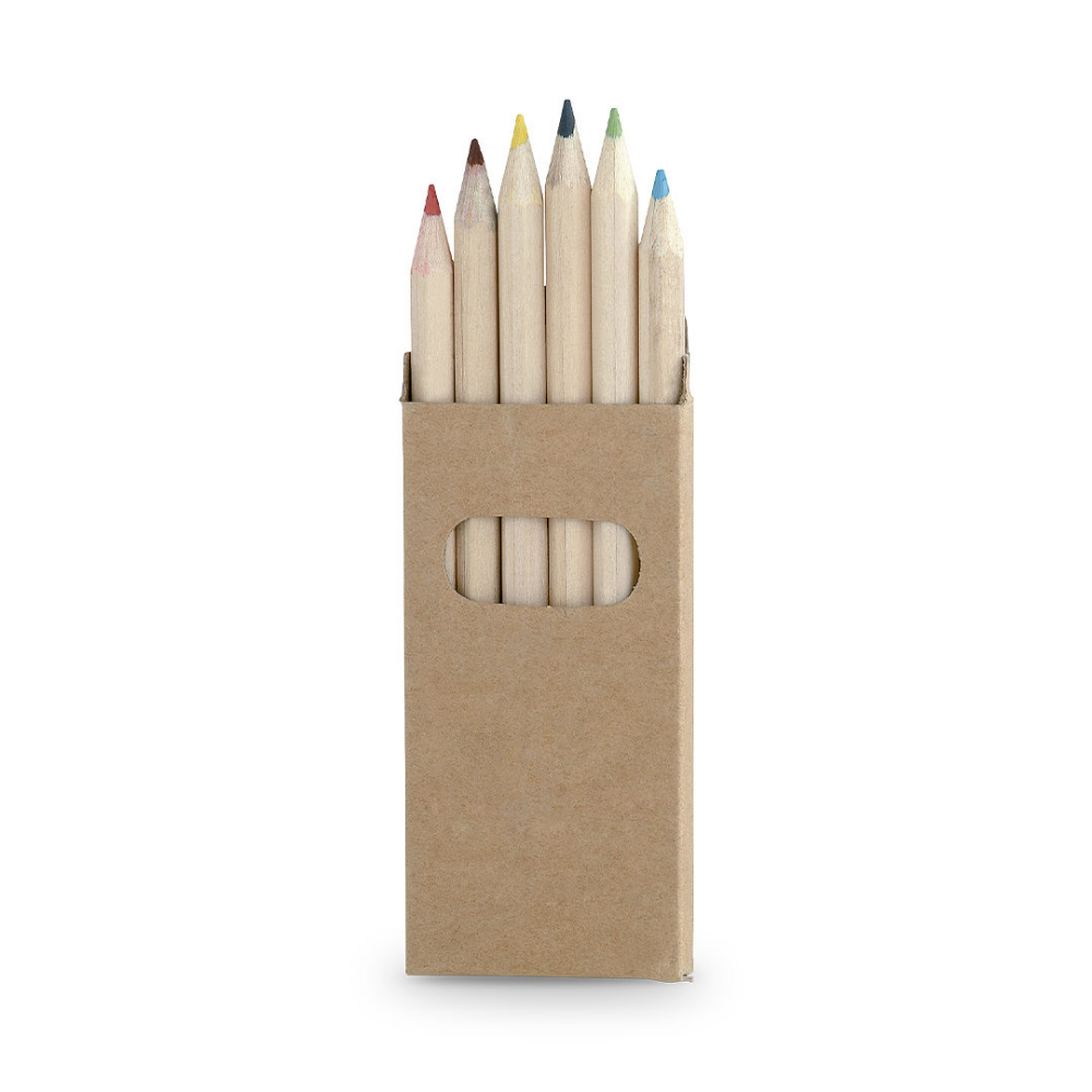 Boîte de Crayons Hexagonaux Ton Naturel - Garches