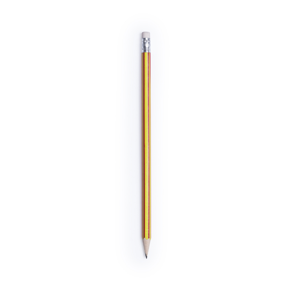 Bleistift bedruckt zweifarbig mit Radiergummi - Ilex