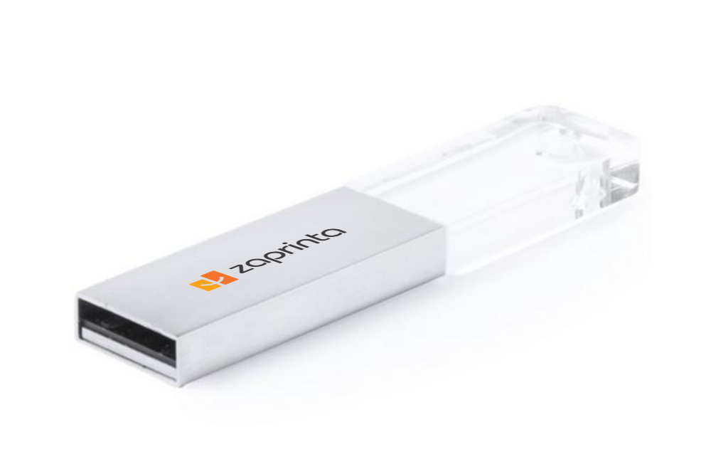 Transparenter USB-Stick mit LED-Licht - Daliah
