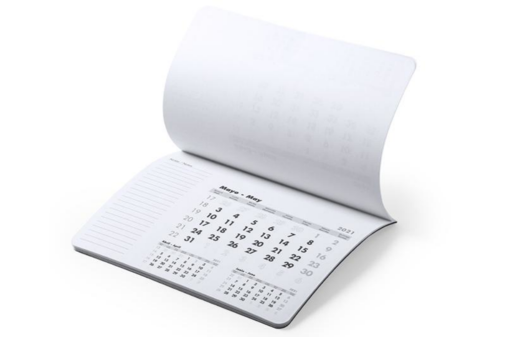 Mousepad bedrucken mit Kalender 22x18 cm - Opal