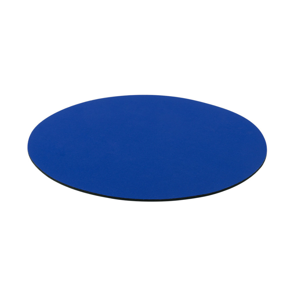 Round Design Polyester Mousepad with Non-Slip Base - Peakirk