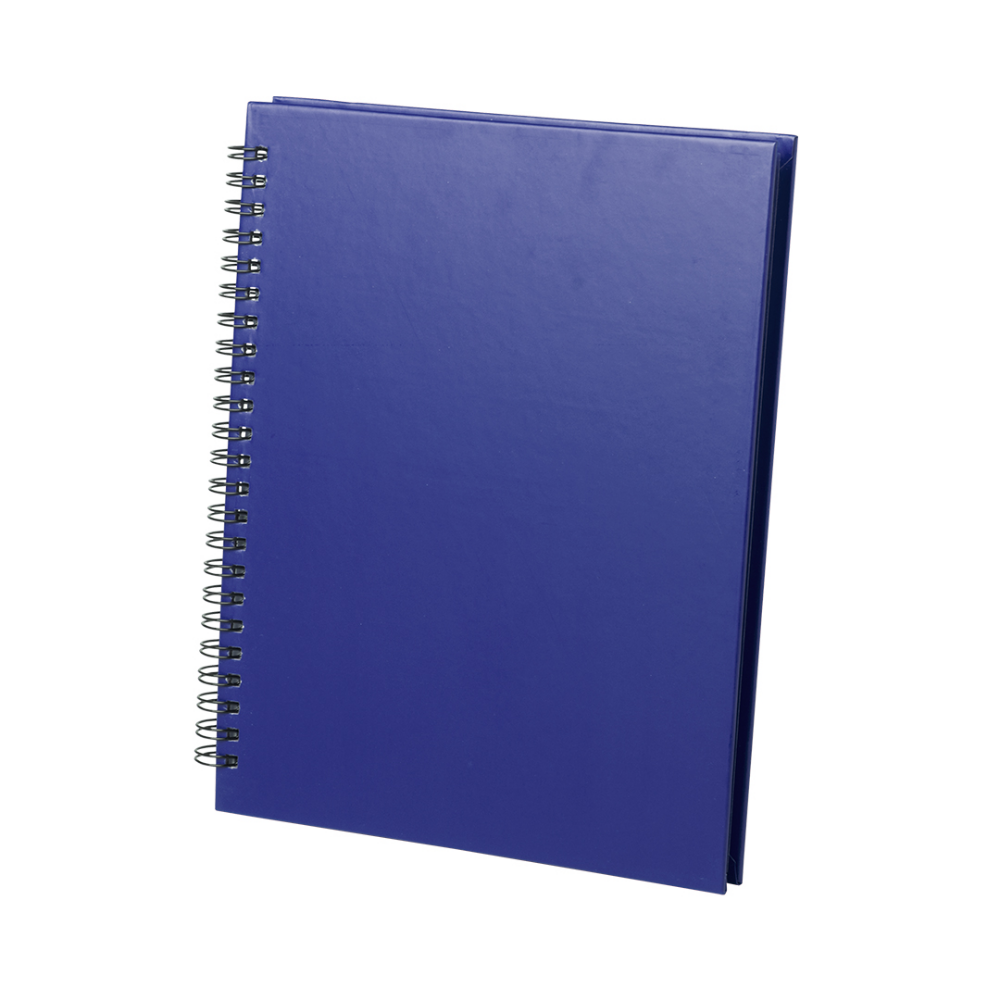 Notebook made from soft textured recycled cardboard with a ring binding - Ormskirk