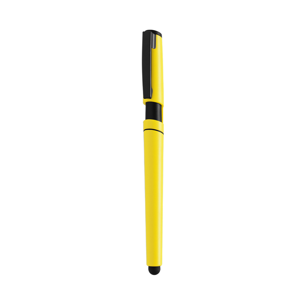Kugelschreiber bedrucken mit Kappe und Smartphone Halter - Kumiko
