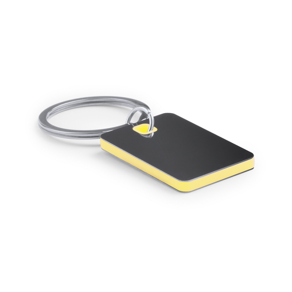 Bicolor Stainless Steel Keychain - Clifford