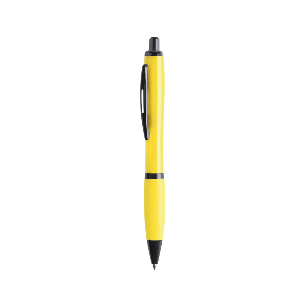 Bolígrafo con Bola Fluorescente Bicolor de Empuje - Oroso