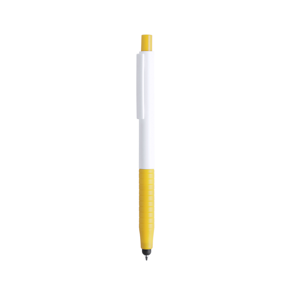 Two-tone Soft Grip Push-Up Ballpoint Pen - Cwmbran