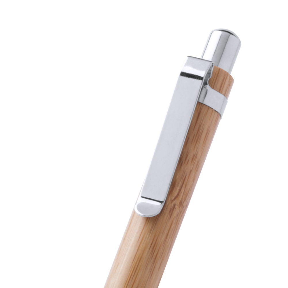 Stylo personnalisé en bambou avec bambou tactile - Léna