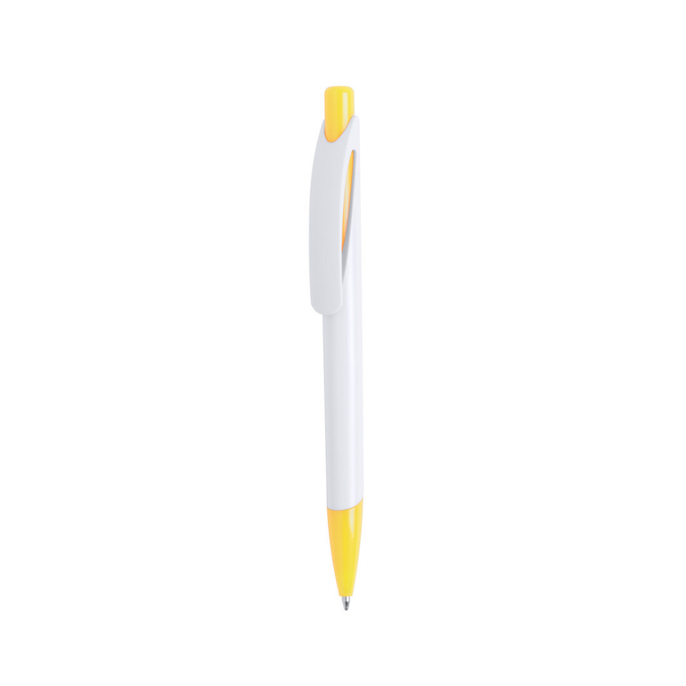 Two-tone Push-up Ballpoint Pen - Holme-on-Spalding Moor