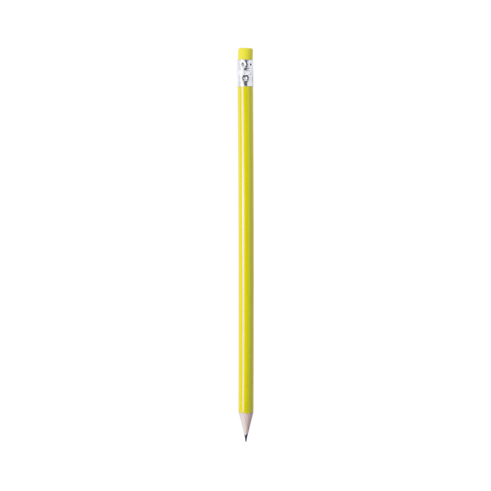 Bleistift bedruckt bunt mit Radiergummi - Linde