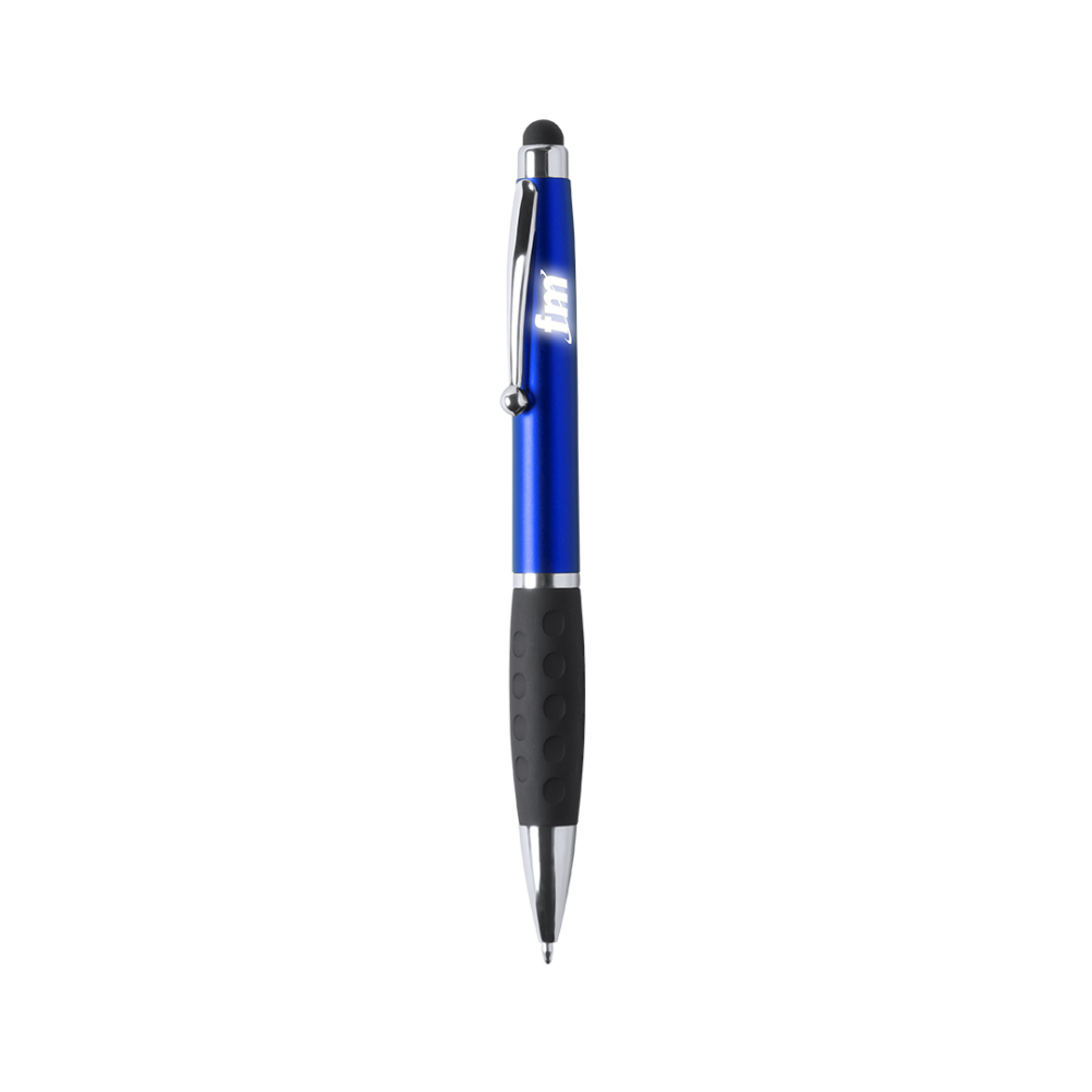 Ballpoint Pen with Twisting Mechanism and LED Illuminated Logo - Chesterfield
