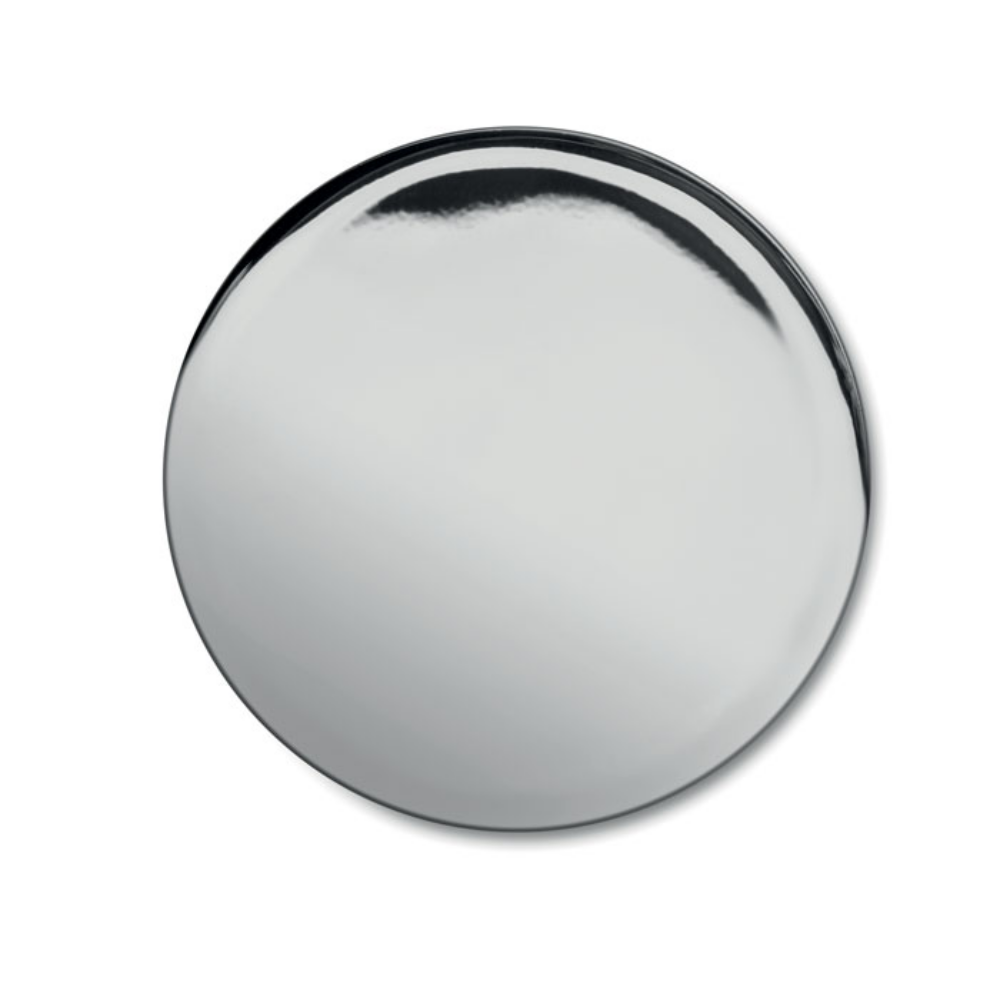 This is a metallic lip balm that comes with a mirror in the lid. It is vanilla flavored and has an SPF of 10. The product is named 'Piddlehinton.' - Scarborough