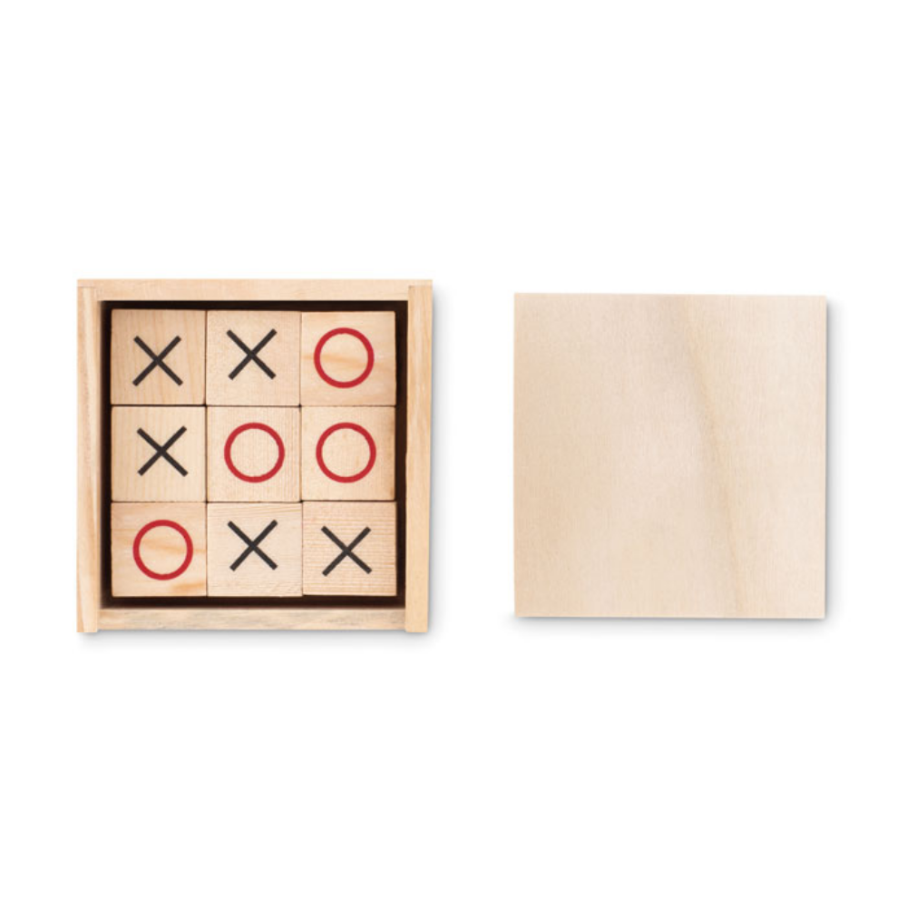 Set del gioco Tic Tac Toe in legno - Fivizzano